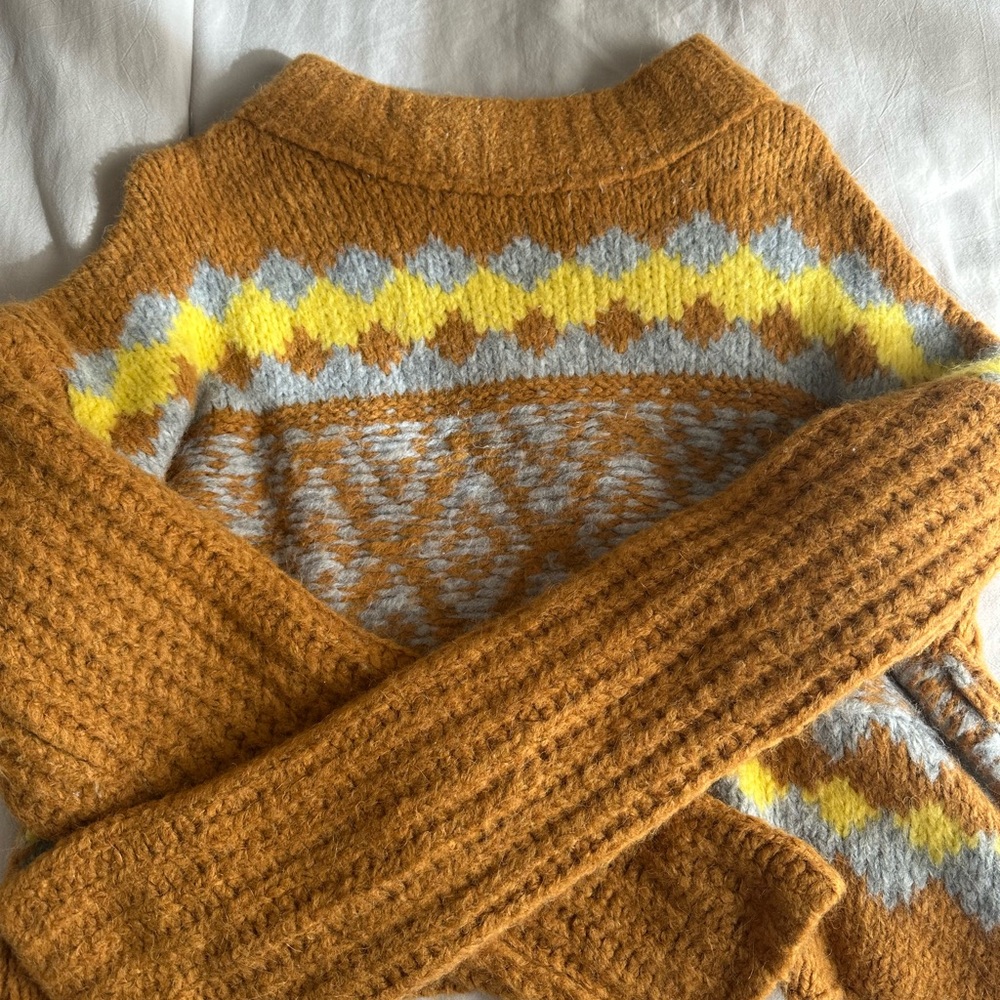 Free People Patterned Sweater